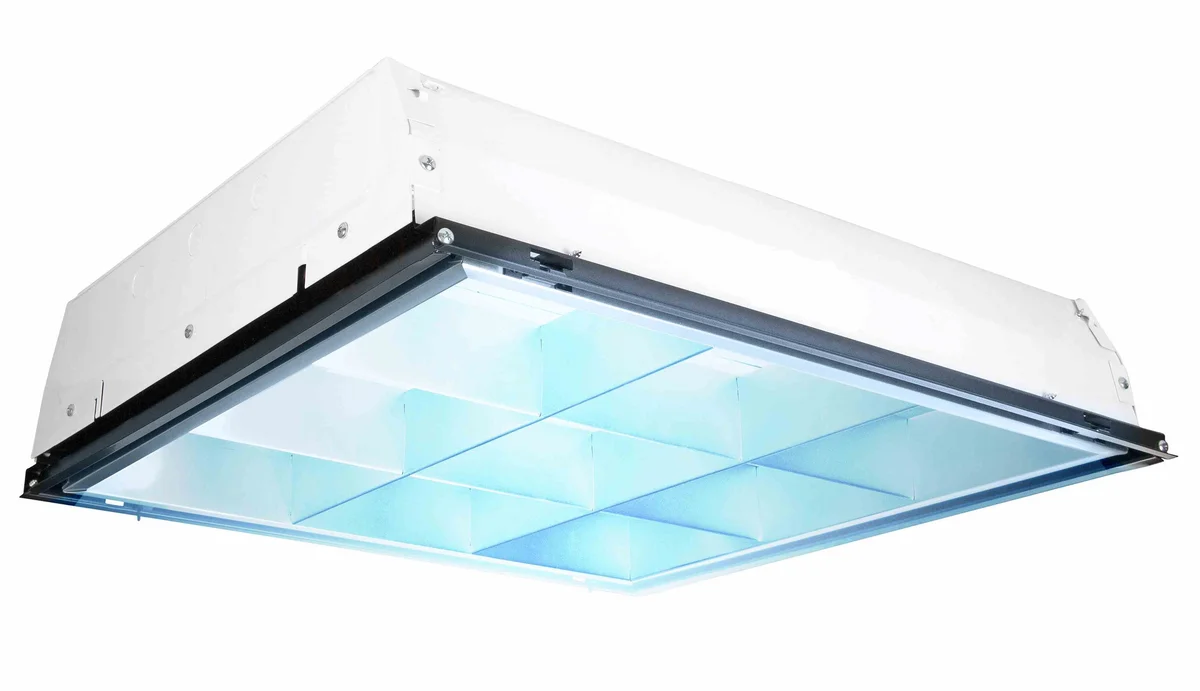 2x2 Foot Recessed Troffer UV Fixture, 51 Watts, 120V-277V - Image 2