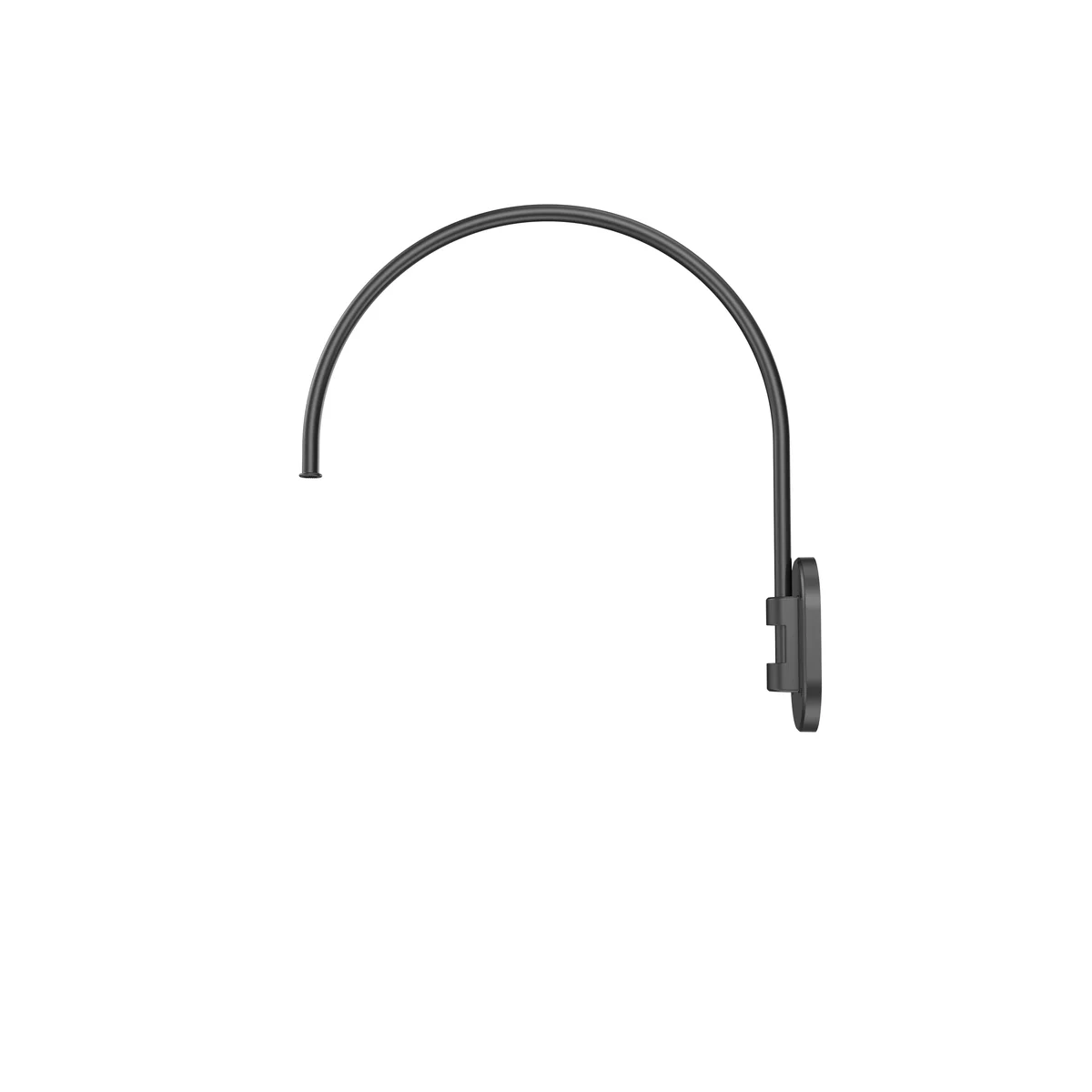LED Gooseneck Light Fixture, 3250 Lumen Max, Wattage and CCT Selectable, 120-277V, Dome Shade, Black - Image 12