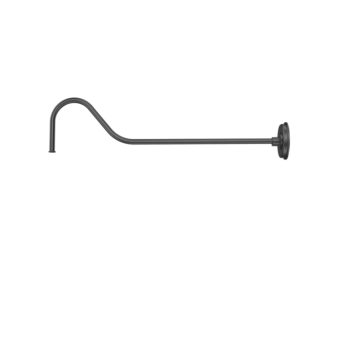 LED Gooseneck Light Fixture, 3250 Lumen Max, Wattage and CCT Selectable, 120-277V, Warehouse Shade, Black - Image 10