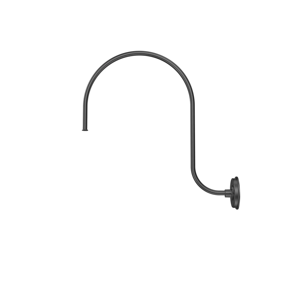 LED Gooseneck Light Fixture, 3250 Lumen Max, Wattage and CCT Selectable, 120-277V, Warehouse Shade, Black - Image 13