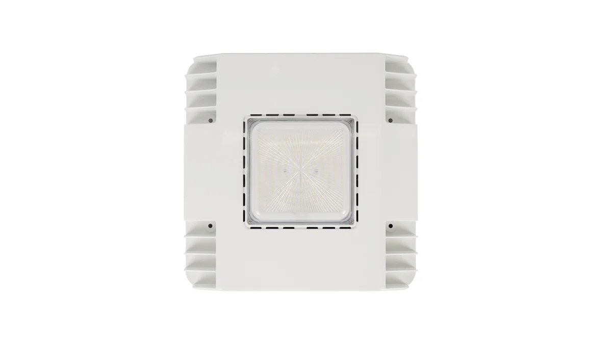 LED Gas Station Canopy Light, 19,500 Lumen Max, Wattage & CCT Selectable, 120-277V - Image 4