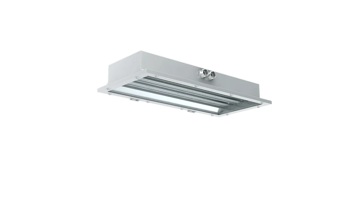 LED Hazardous Location Paint Booth Light, Class 1 Division 2, 5600 Lumens, 40W, 5000K, 100-277V - Image 4