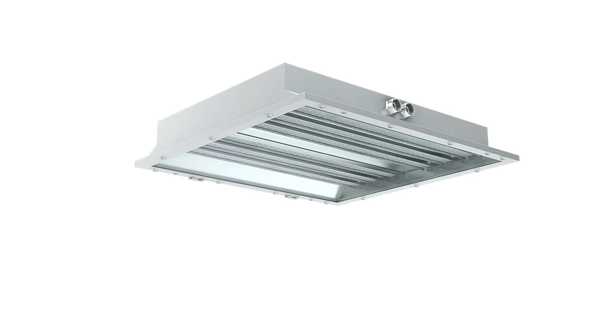 LED Hazardous Location Paint Booth Light, Class 1 Division 2, 5600-11200 Lumens, 40W, 60W or 80W, 100-277V - Image 4