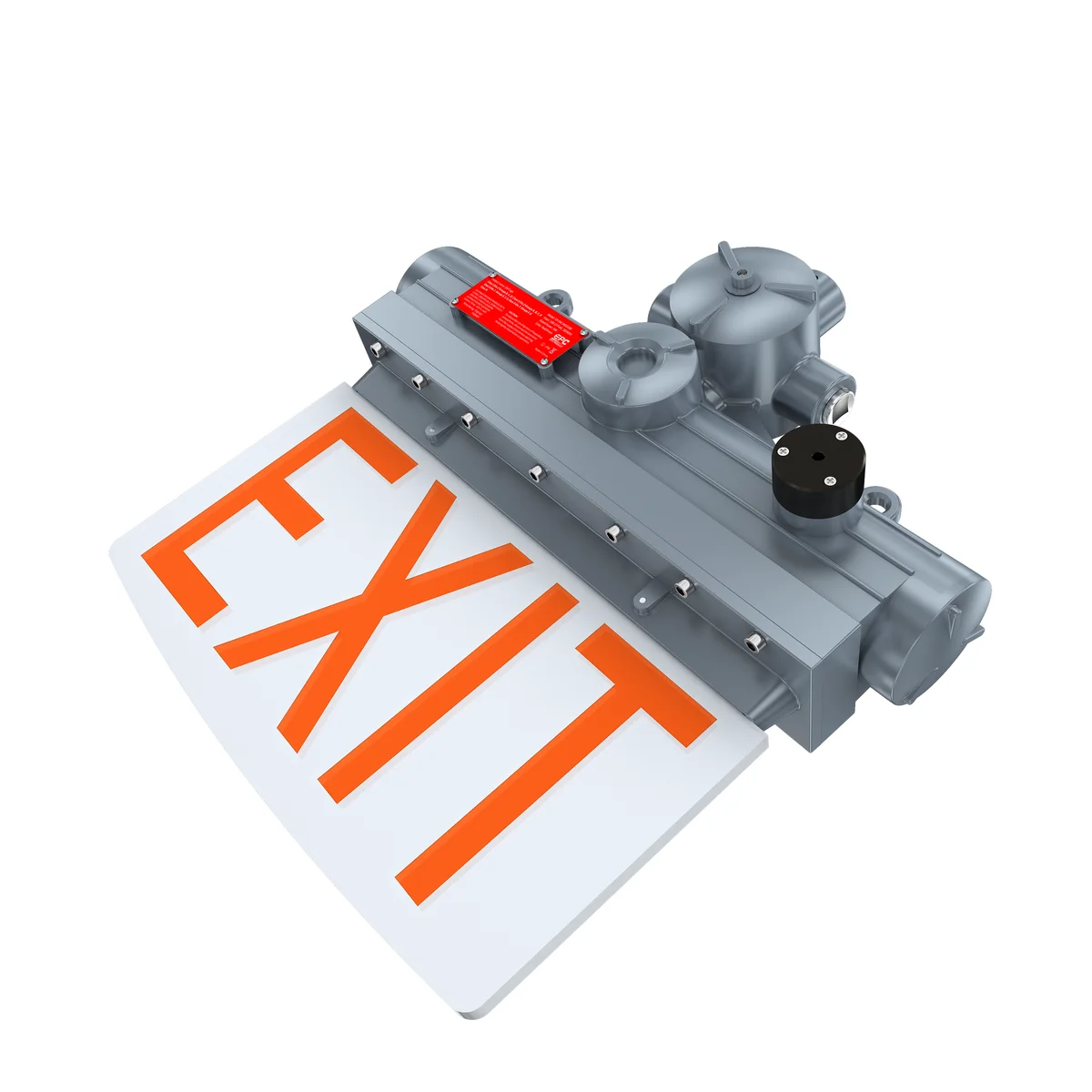 Explosion Proof Edge Lit LED Exit Sign, Class 1 Division 1, 5W, 100-277V - Image 2
