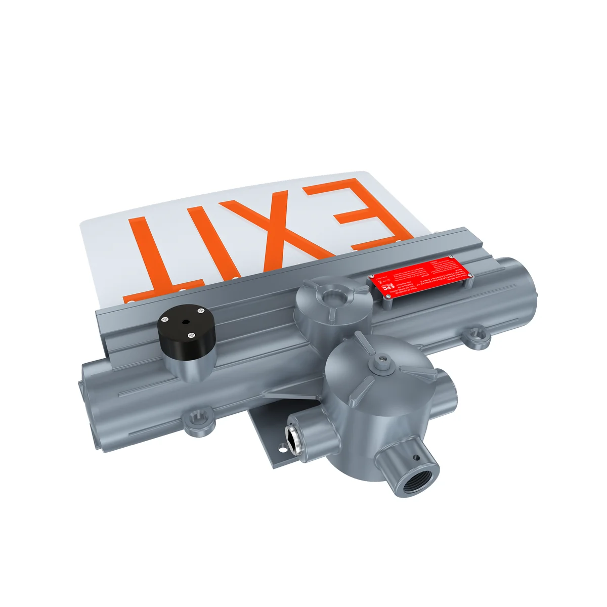 Explosion Proof Edge Lit LED Exit Sign, Class 1 Division 1, 5W, 100-277V - Image 3