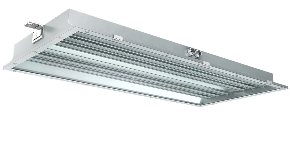 LED Hazardous Location Paint Booth Light, Class 1 Division 2, 8400-28,000 Lumens, 60W-200W, 100-277V - Image 4