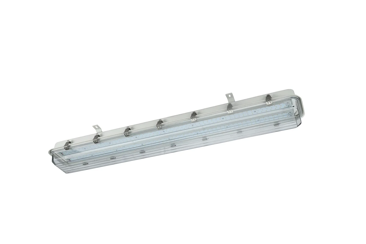 4FT LED Linear Explosion Proof Light, Class 1 Division 2, 8400 Lumens, 60W, 5000K, Beam Angle 120 degree, 100-277V