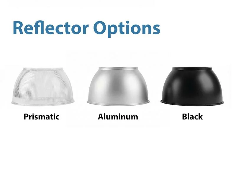 6PK Aries G5 LED UFO High Bay, 22,500 Lumen Max, Wattage, CCT, and Optic Selectable, Black Finish, Comparable to 320-400 Watt HID Fixture, 120-277V - Image 4