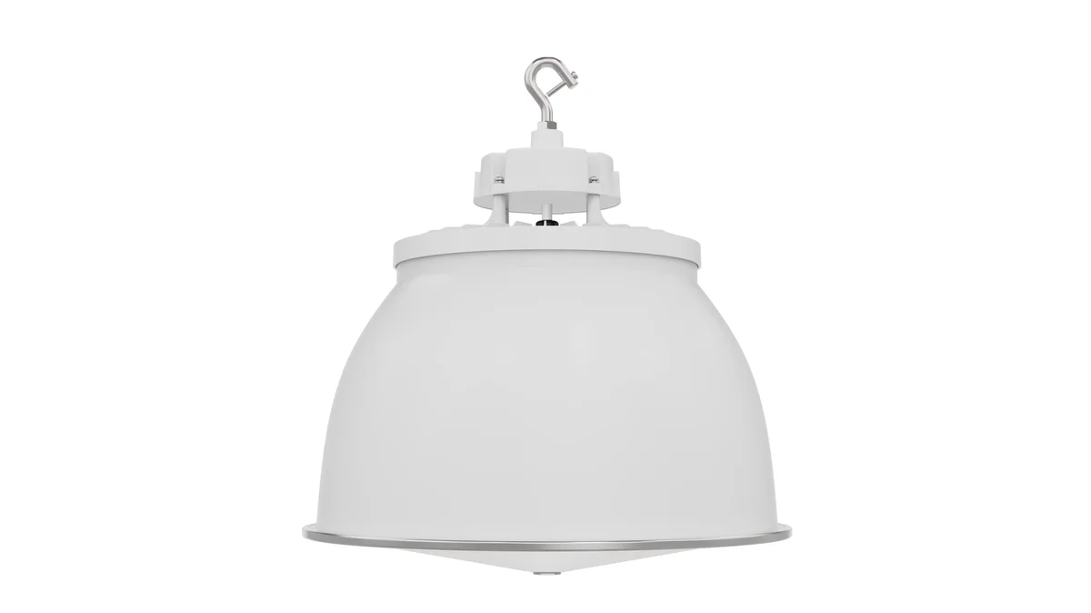 Aries G4 LED UFO High Bay, 24,000 Lumen Max, Wattage and CCT Selectable, White Finish, Comparable to 320-400 Watt HID Fixture, 120-277V - Image 13
