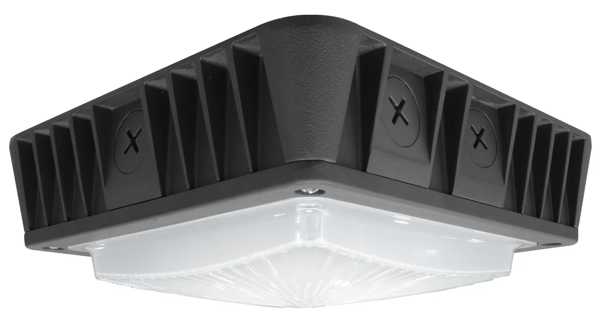 LED Mini Canopy Light, 5490 Lumen Max, Wattage and CCT Selectable, 120-277V, Bronze - Image 4
