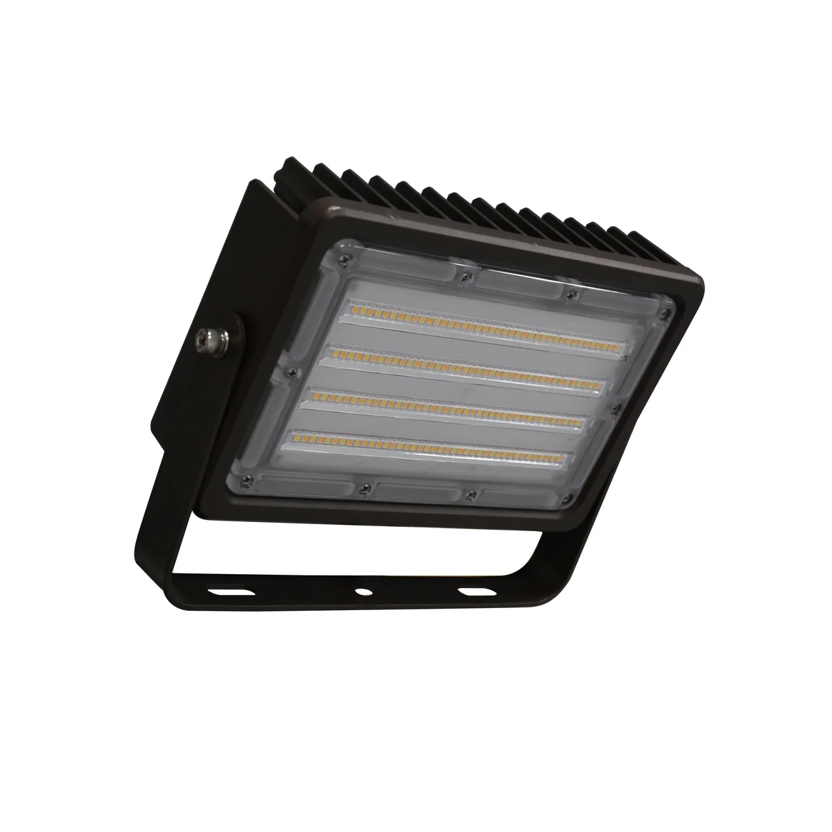 LED Flood Light, 2000, 4000, or 7000 Lumens, 16/31/51W, 3500K, 4000K, 5000K CCT Selectable, 120-277V, Dark Bronze Finish - Image 2