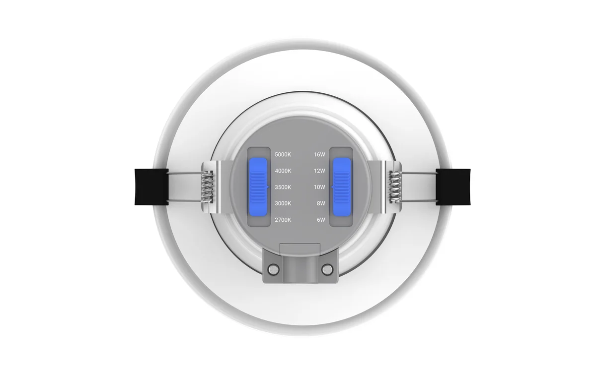 4" LED Round Commercial Downlight, 1600 Lumen Max, Wattage & CCT Selectable, 120-277V - Image 4