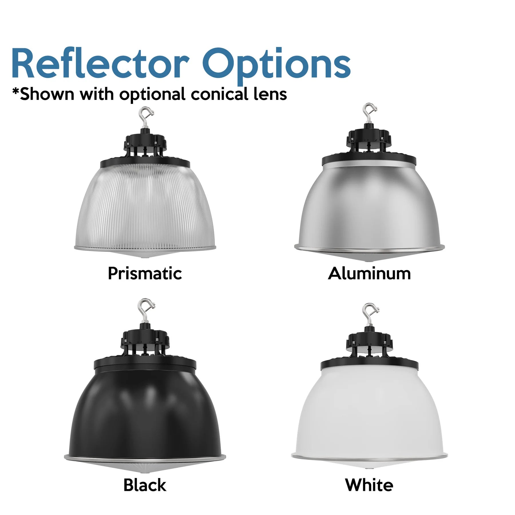 Static LED UFO High Bay, 30,000 Lumens, 200 Watt, 5000K, 120-277V, Black Finish - Image 6