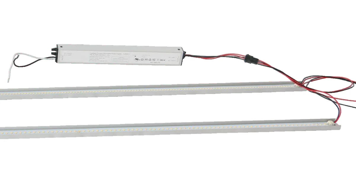 4 Foot LED Magnetic Strip Retrofit Kit for Linear Fixtures, 36W or 50W, 120-277V, 4000K or 5000K - Image 6