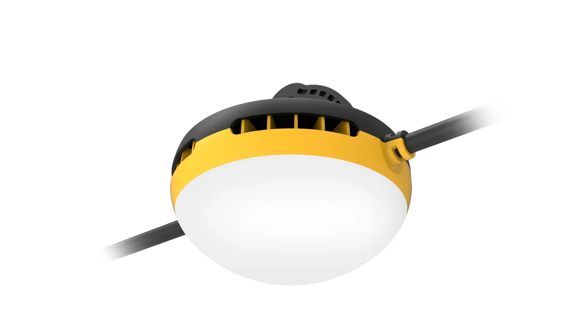 50FT Temporary LED Stringer Work Lights, 80W, 10,000 Lumens, 5000K, 120V, Set of 5 - Image 4