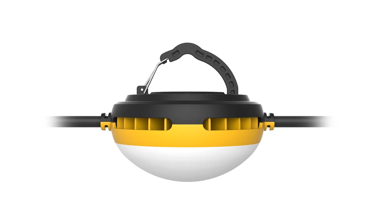 50FT Temporary LED Stringer Work Lights, 80W, 10,000 Lumens, 5000K, 120V, Set of 5 - Image 5