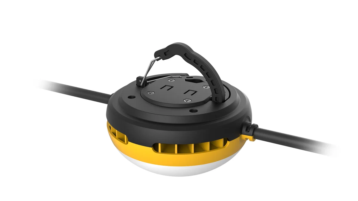 50FT Temporary LED Stringer Work Lights, 80W, 10,000 Lumens, 5000K, 120V, Set of 5 - Image 6