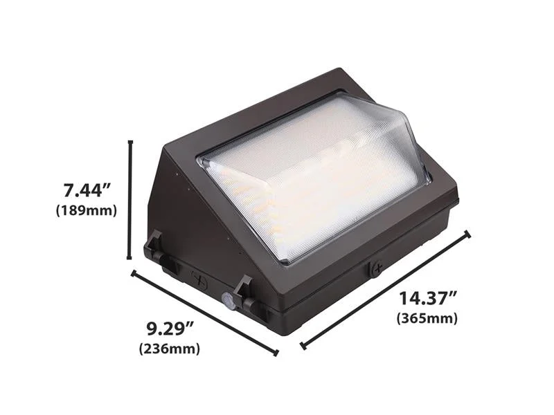 LED Traditional Wall Pack, 17,400 Lumen Max, Wattage and CCT Selectable, Beam Angle Adjustable, Integrated Photocell, 120-277V - Image 3