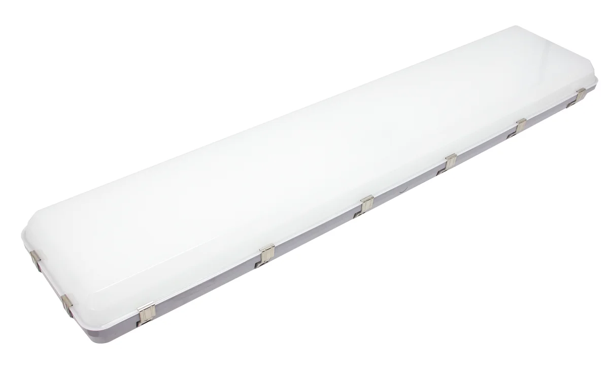 4FT LED Vapor Tight High Bay, 26,000 Lumen Max, Wattage and CCT Selectable, 120-277V