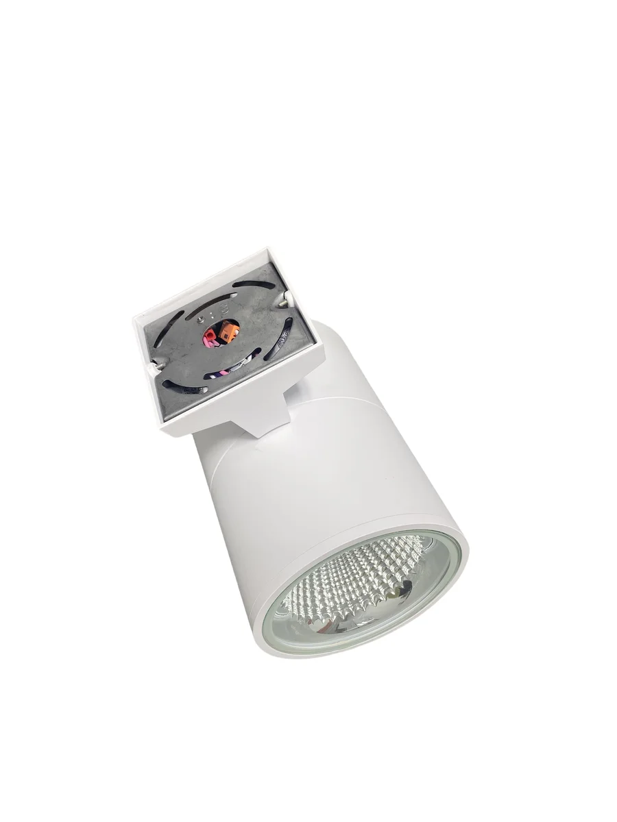 6" LED Architectural Outdoor Wall Mount Cylinder Light, 2750 Lumens, 25W, CCT Selectable, 120-277V, White - Image 4