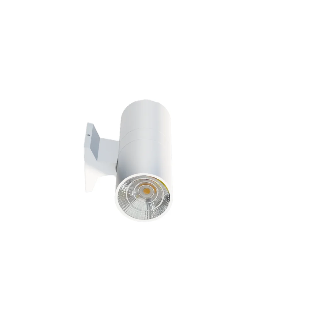 6" LED Architectural Outdoor Wall Mount Cylinder Light, 5500 Lumens, 50W Direct/Indirect, CCT Selectable, 120-277V, White - Image 4