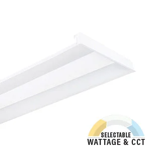 LED 1X4 SPEC-SELECT™ Center Basket Troffer, Wattage and CCT Selectable, Dimmable, 120-277V - Image 2