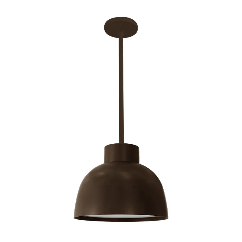12" Dome Light with Rod Kit, 4000 Lumen Max, Wattage and CCT Selectable, 120V, White, Black or Bronze Finish - Image 2