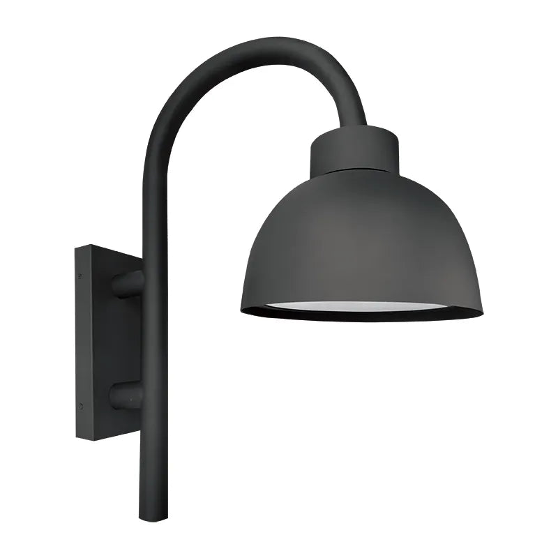 12" Dome Light with Bell Arm and Back Plate, 4000 Lumen Max, Wattage and CCT Selectable, 120V, White, Black or Bronze Finish - Image 2