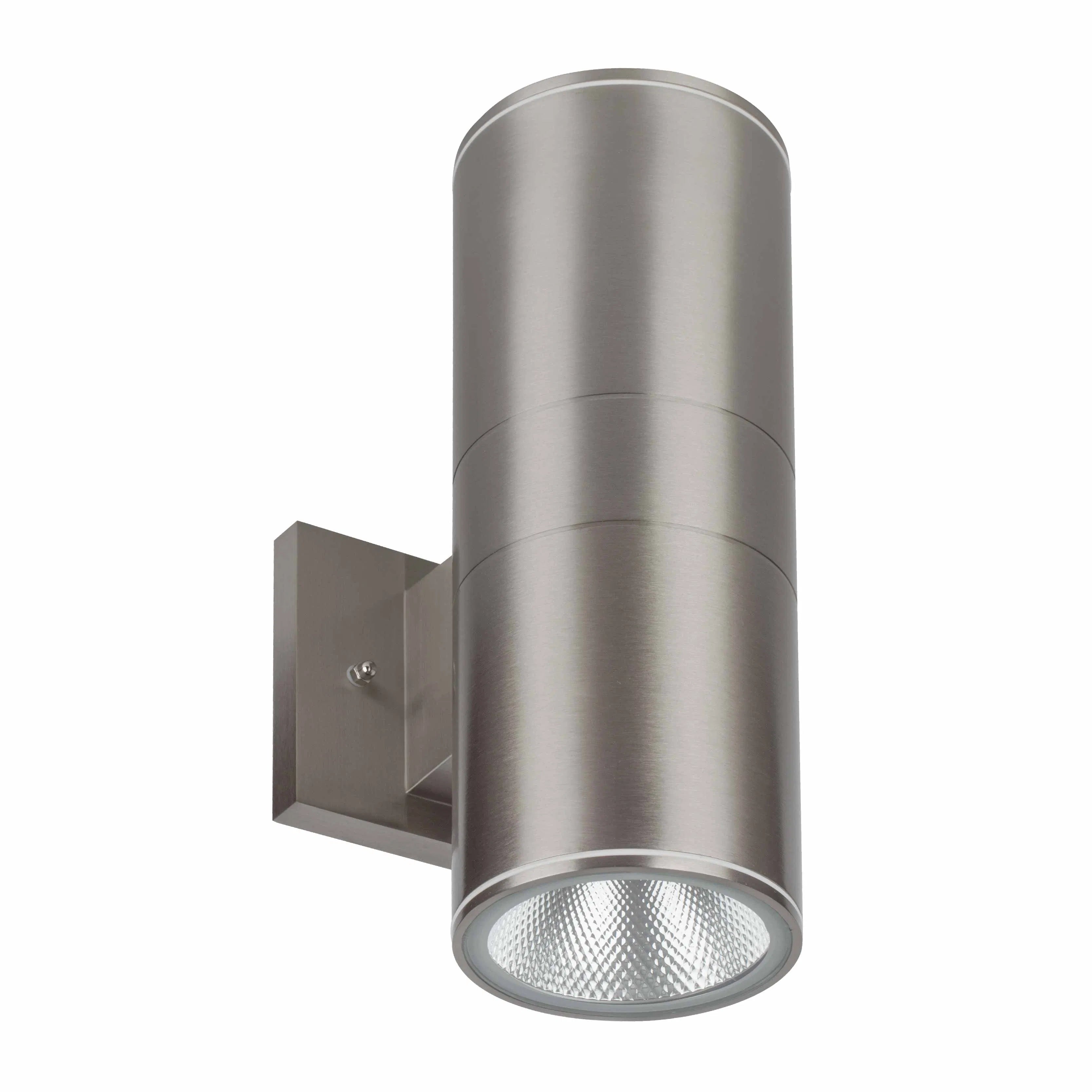4" LED Outdoor Wall Mount Cylinder Light, 2400 Lumens, 30W Up/Down, CCT Selectable, 120V, Bronze, Brushed Nickel, White or Black Finish - Image 2