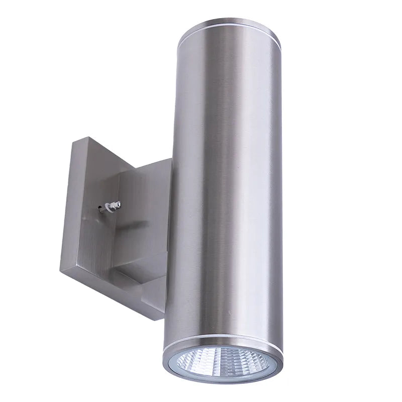 4" LED Outdoor Wall Cylinder Up/Down Light with Photocell, 1600 Lumen Max, Wattage and CCT Selectable, Bronze, Nickel, White, Black, and Antique Bronze Finish - Image 3