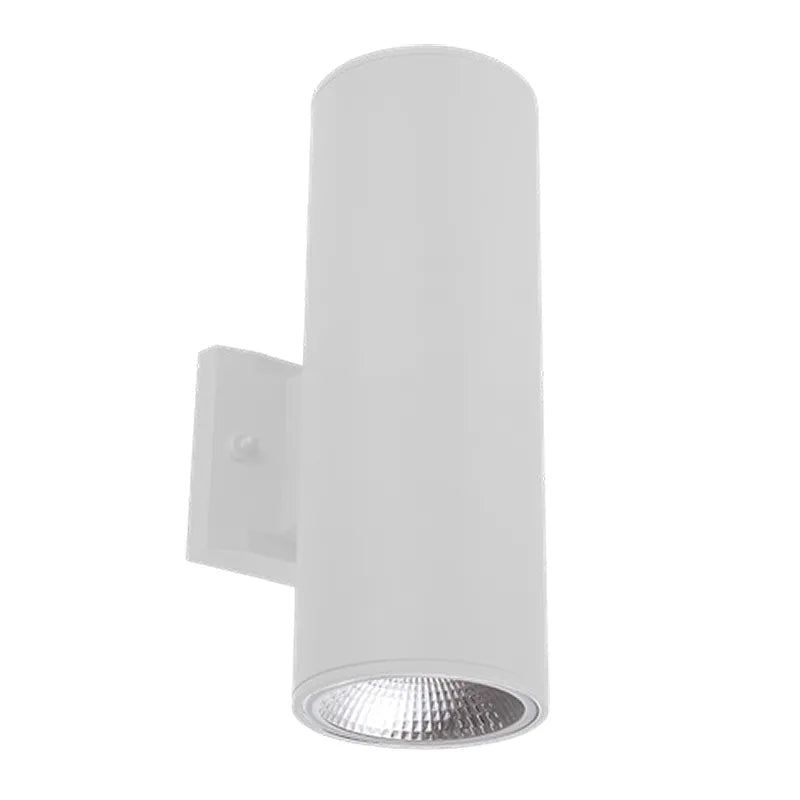 4" LED Outdoor Wall Cylinder Up/Down Light with Photocell, 1600 Lumen Max, Wattage and CCT Selectable, Bronze, Nickel, White, Black, and Antique Bronze Finish - Image 5