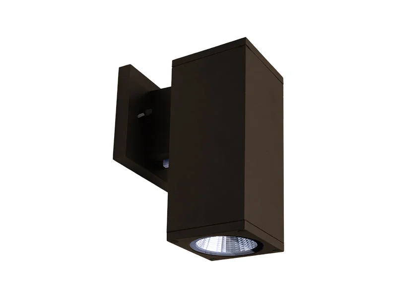 LED MCT Square Wall Mount 4" Cylinder Down Light, 960 Lumens, 12 Watt, 120 Volts, Selectable CCT, Available in Black, Bronze, Brushed Nickel, or White - Image 2