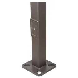 10FT Square Steel Light Pole, 4 Inch - Image 4