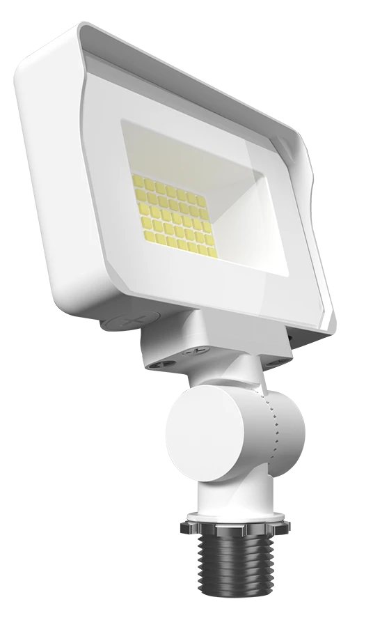 LED Flood Light, 2353 Lumen Max, Wattage and CCT Selectable, 120-277V, Bronze or White Finish - Image 2